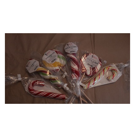 Tuttifruttiklubba platt 100g